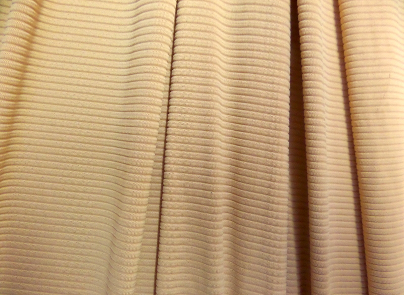 3. Peach Rib Texture Spandex